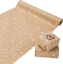 Geschenkpapier Weihnachten Stern/Schneeflocken 80g/m² 440mmx15m