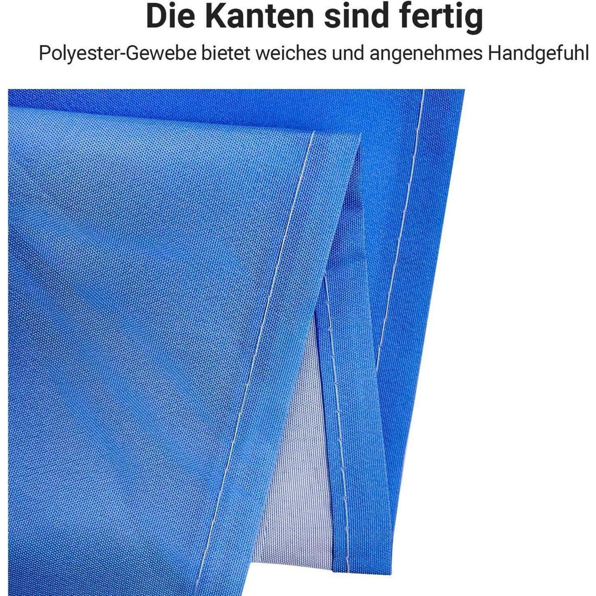 Duschvorhang Sea Blue 120x180cm beschwert wasserabweisend waschbar