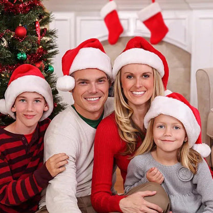 3er Pack Weihnachtsmützen für Kinder in klassischem Stil