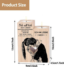 Hochzeitsgeschenk für Brautpaar, Herzförmiger