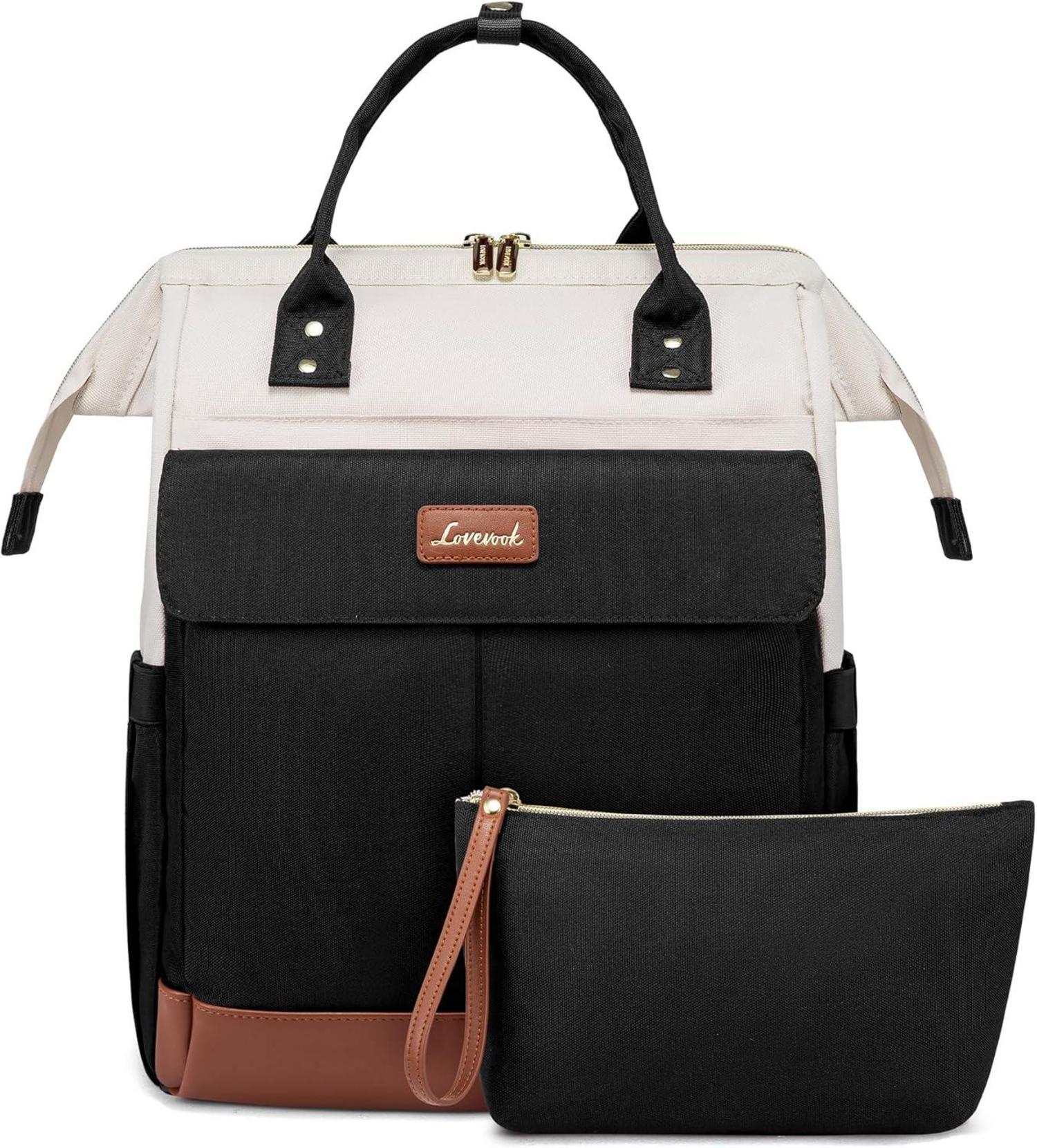 Laptop Rucksack Damen 17.3 Zoll Schulrucksack Wasserdicht mit