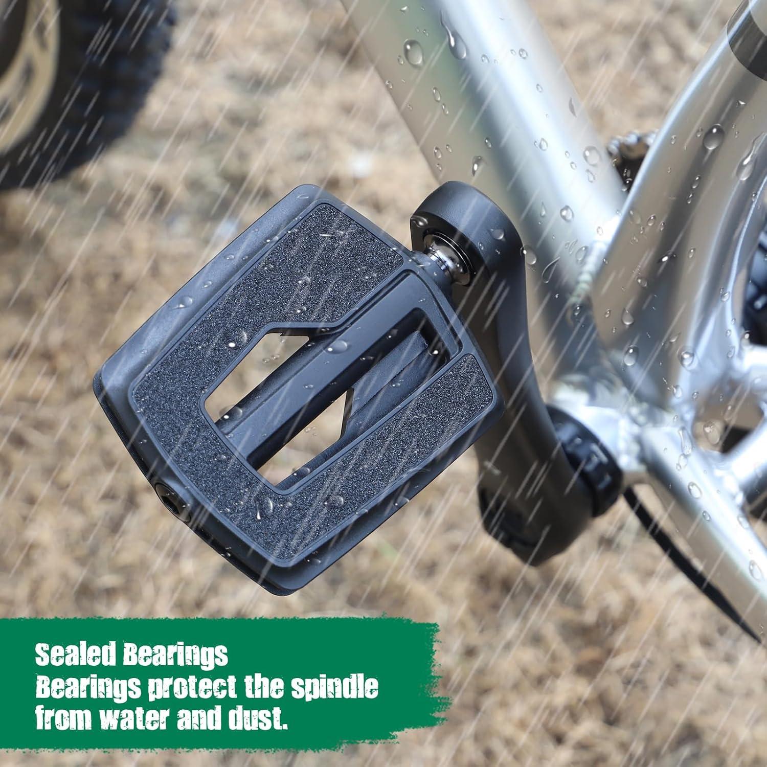 MEGHNA Fahrradpedale Aluminiumlegierung rutschfest MTB E-Bike Trekking