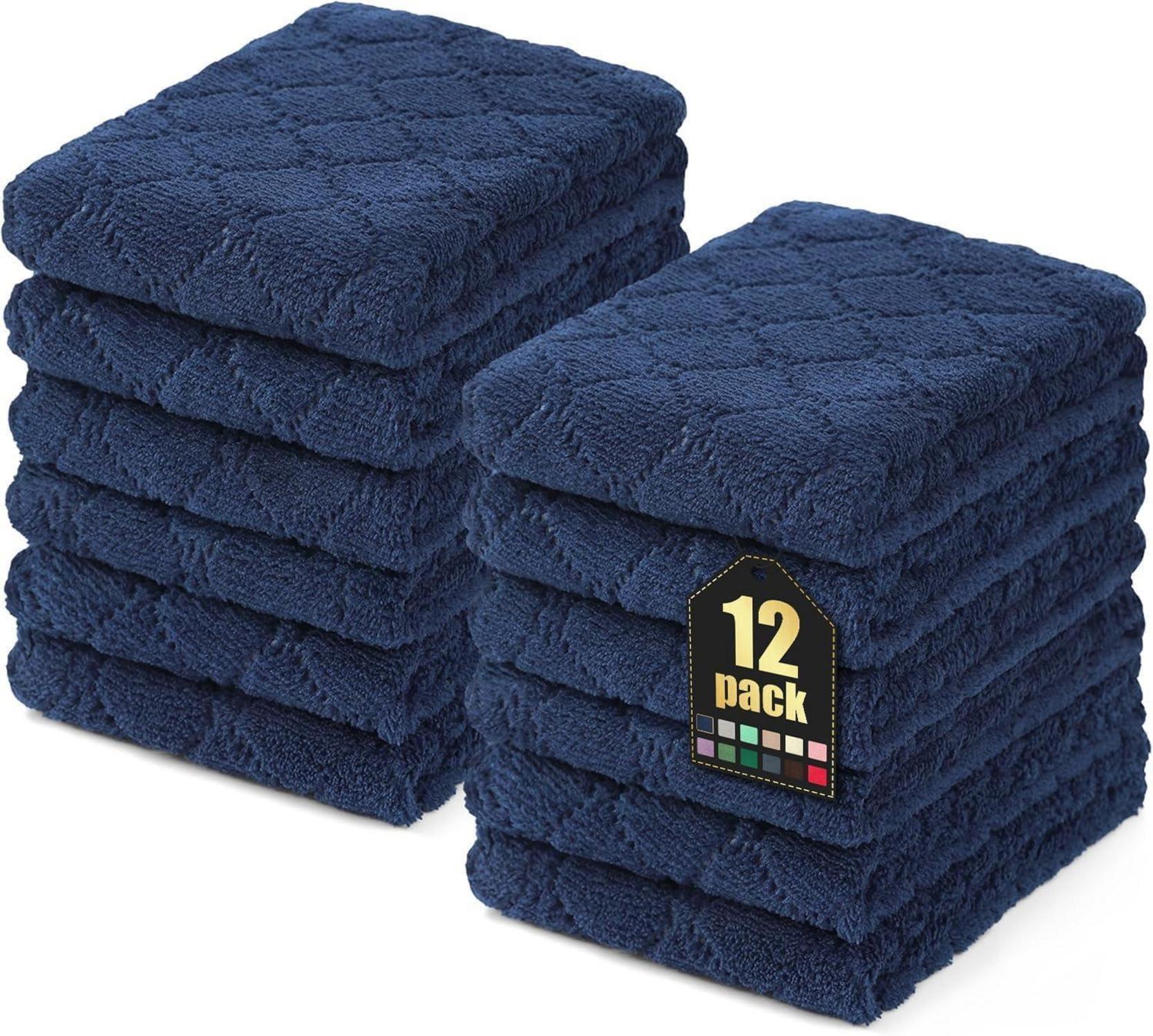 12er Pack Mikrofasertücher waschbar & fusselfrei 25x50 cm