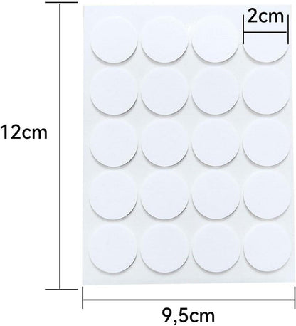 300 Stück Kerzendochtaufkleber 2cm Hitzebeständig