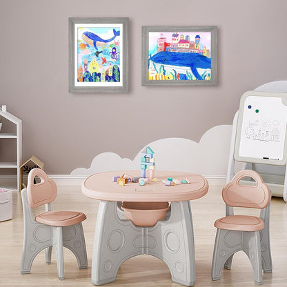 KINLINK 9x12 Kinder Kunstrahmen Holz-Bilderrahmen für