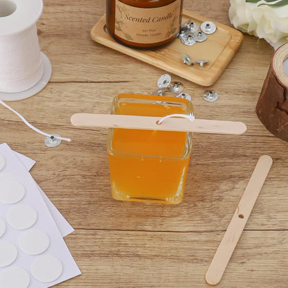 6100cm Kerzendocht 100 Stück Dochthalter für DIY Kerzen