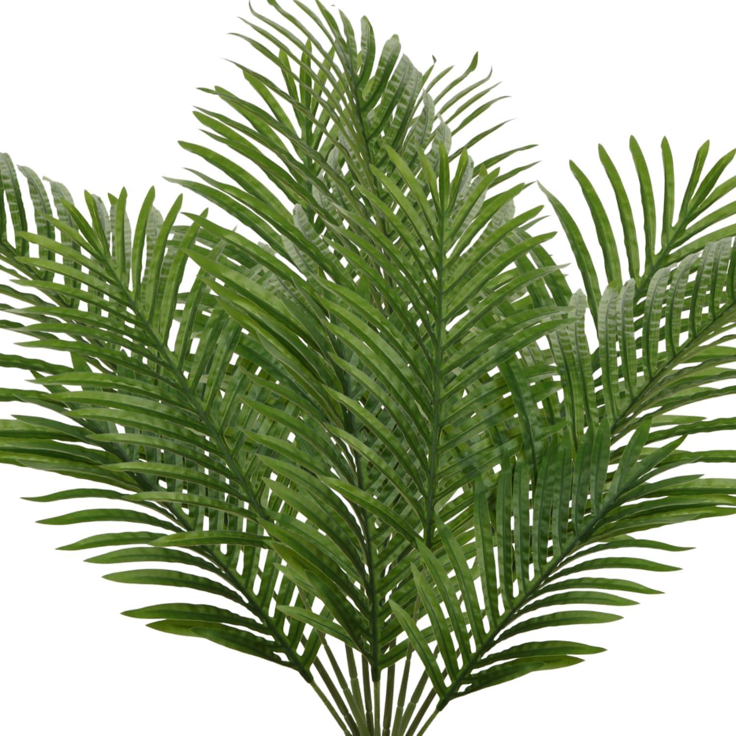 Künstliche Palmwedel Set für Dekoration und Kunstpalmen, grün