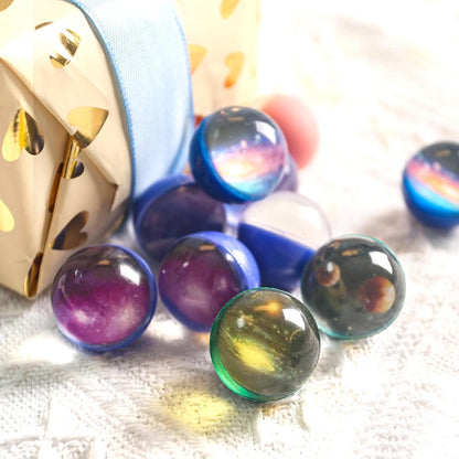 50 Stück Flummi Planeten, Weltraumthema für Kindergeburtstag & Party