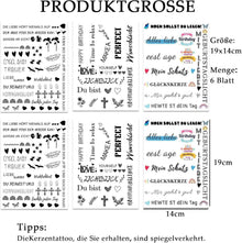 Kerzentattoos Wasserschiebefolie 6 Stück DIY Geschenk Kerzen
