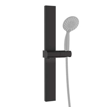 Verstellbare Duschstange ohne Bohren, Schwarz, 43cm