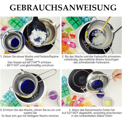 Kerzen Selber Machen Set Geschenke für Frauen Bastelset