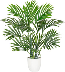 Kunstpflanze Palme Groß Tropisch Naturgetreu Deko 60cm Grün