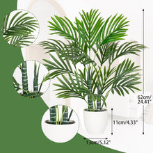 Kunstpflanze Areca-Palme 60cm Groß Deko Wohnzimmer