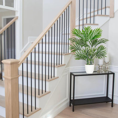 Kunstpflanze Palme 60cm Groß Real-Touch Aesthetic Deko Grün