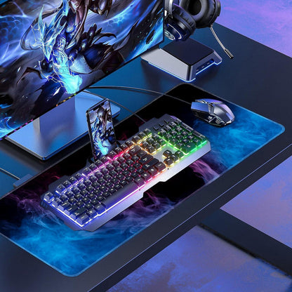 Gaming Mauspad XXL 900x400mm Groß Rutschfester Schreibtischunterlage