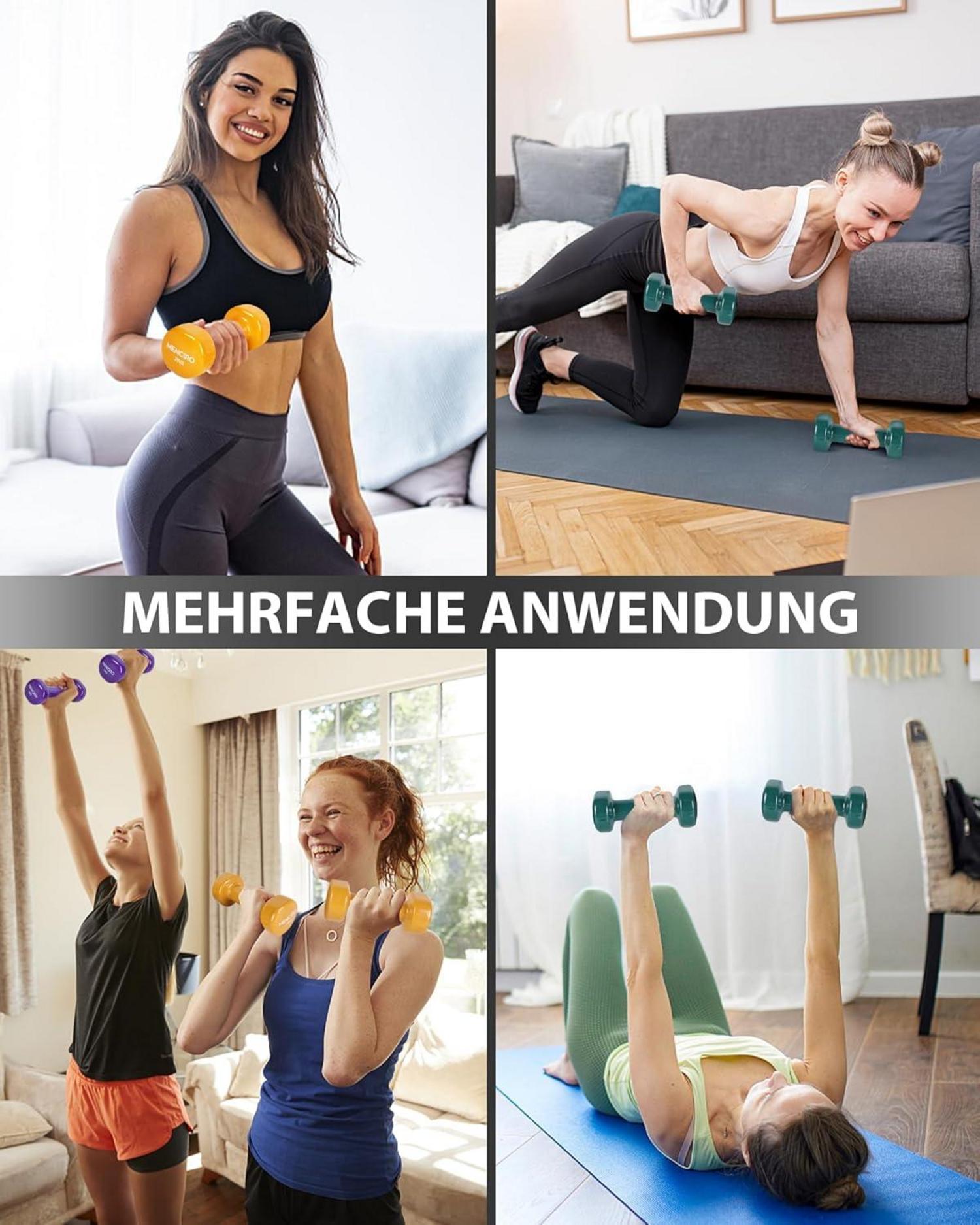 Kurzhanteln Set 1KG - 5KG für Männer und Frauen Fitnessstudio Krafttraining