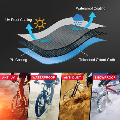 Fahrradabdeckung für 3 Fahrräder – Wasserdicht & UV-Schutz