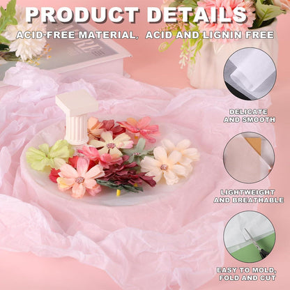 25 Blatt Säurefreies Seidenpapier Schutz Kleidung & Geschenke