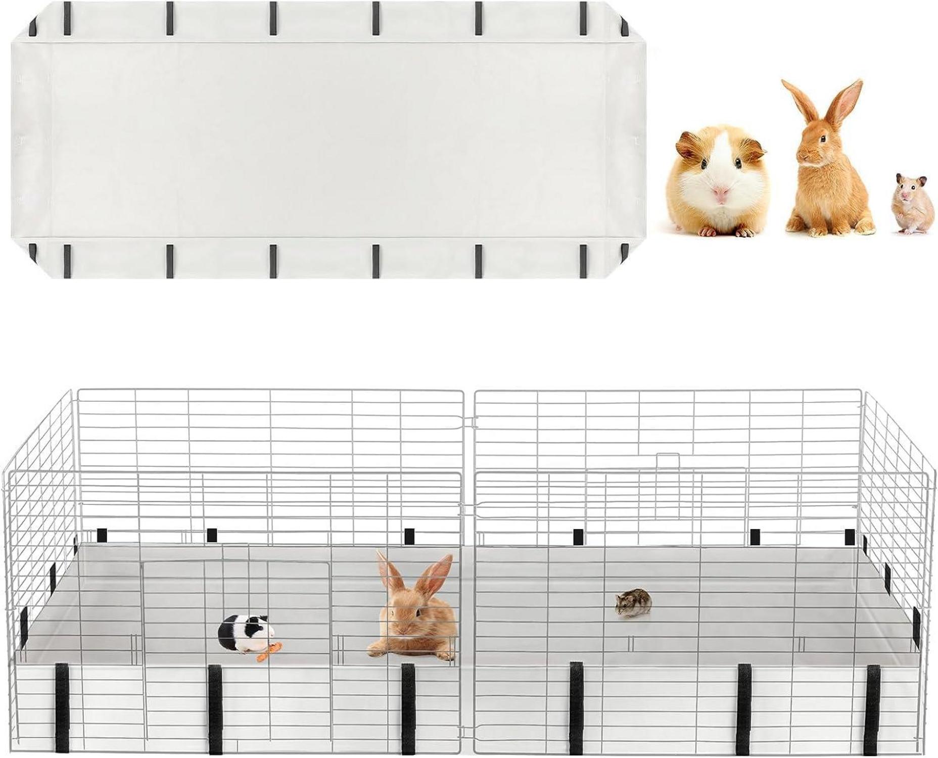 Wasserdicht Meerschweinchen Käfigmatte 122*61*10cm Grau