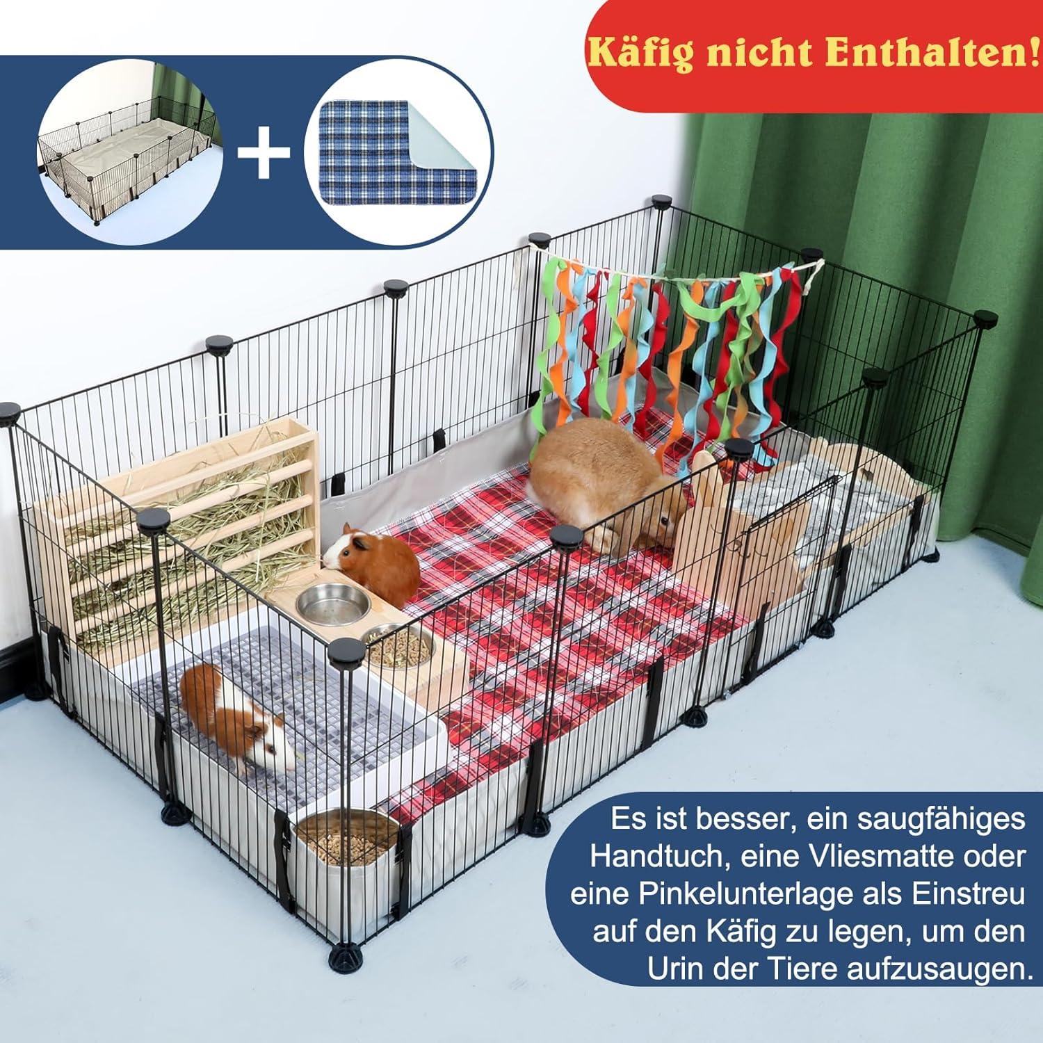 Wasserdichtes Meerschweinchenkäfig Liner mit PIPI Pads für Kleintiere