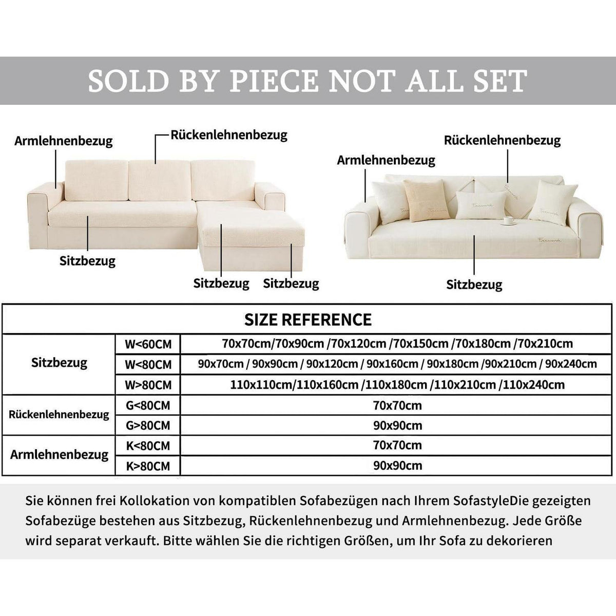 Rutschfester Sofabezug – Samt-Überwurf für Sofa, Ecksofa, Hunde & Katzen