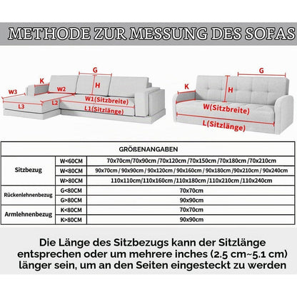 Rutschfester Sofabezug – Samt-Überwurf für Sofa, Ecksofa, Hunde & Katzen