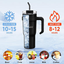 Thermobecher 40oz mit Stroh und Griff, Kaffeebecher