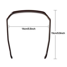 Unsichtbarer Haarreif Sonnenbrille 2 Stück für Damen und
