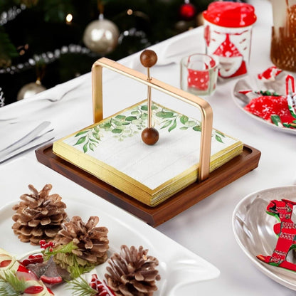 Serviettenhalter Bauernhaus-Stil Holz Gewichtet Zuhause Küche Bar