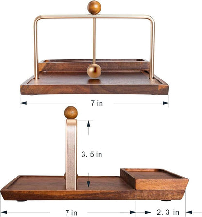 Serviettenhalter Holz rustikal für Tisch Papierservietten