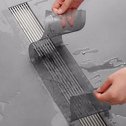 Einweg Duschabfluss Haarfänger Abflussfilter 7cm x 10m Selbstklebend