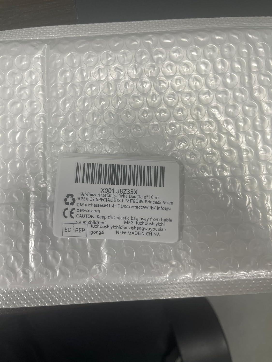 Abfluss Haarfänger Einweg Duschabfluss Mesh Aufklebe 7cm*10m