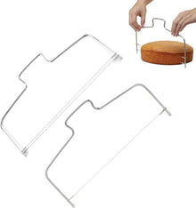 Tortenschneider Edelstahl Höhenverstellbar Schneidedraht 32cm