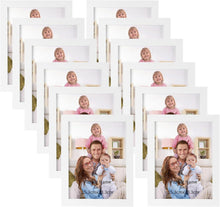 Bilderrahmen Set 15x20 cm Weiß für Fotos Wand- Tischaufsteller