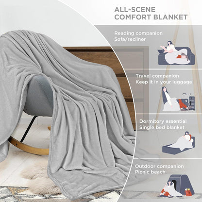 Wärmer Weiche Flauschig Flanell Sofadecke 230x240cm