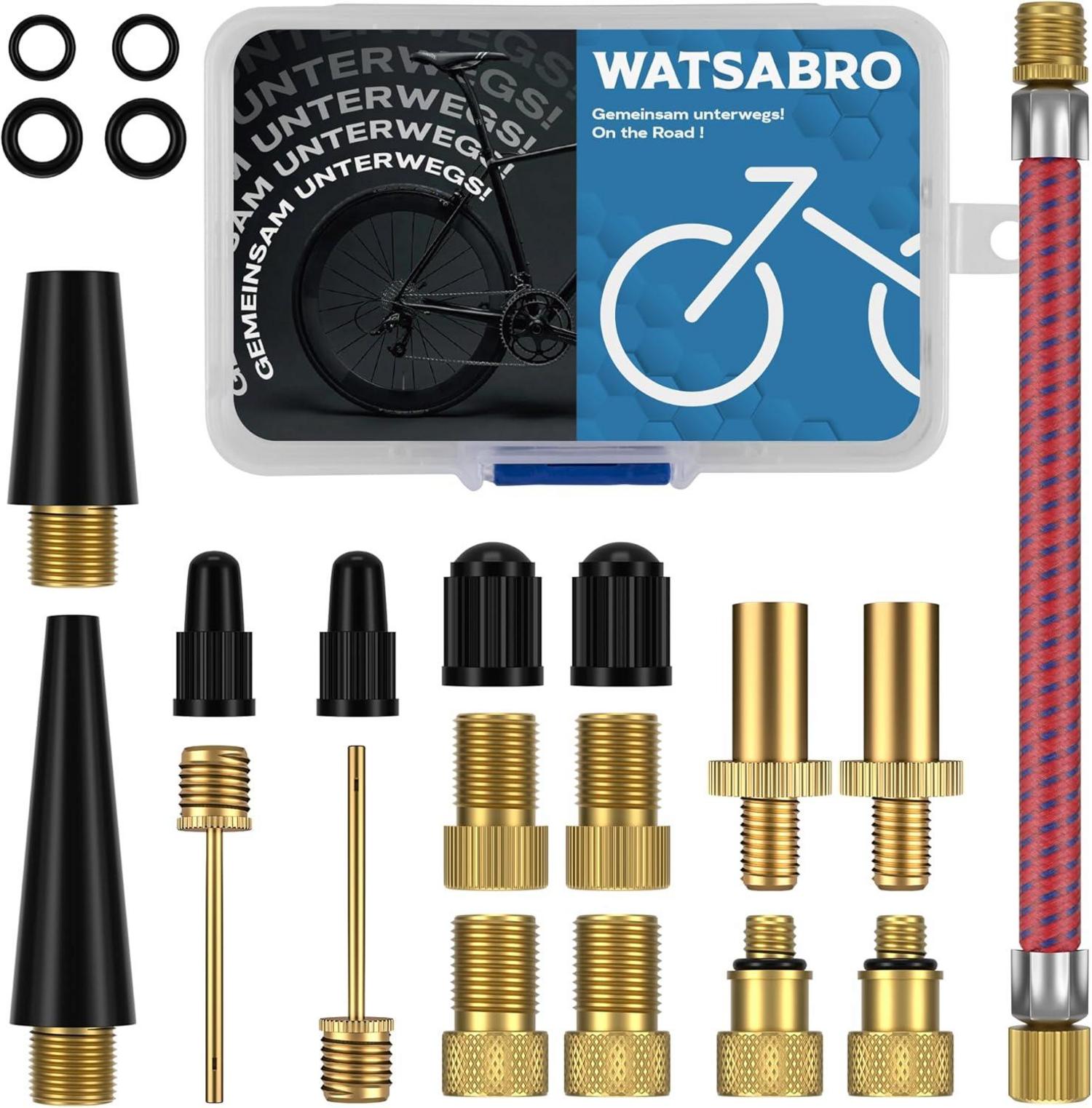 Fahrradventil Adapter Set 19-teilig Luftkompressor Zubehör