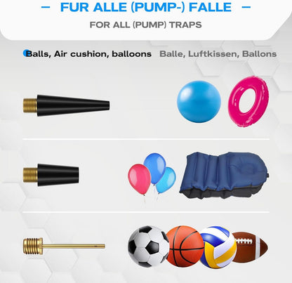 Fahrradventil Adapter Set mit 8 DV SV AV Adapter und Zubehör