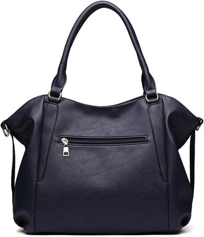 Miss Lulu Tote Schultertasche Damenmode Geschenk PU Leder