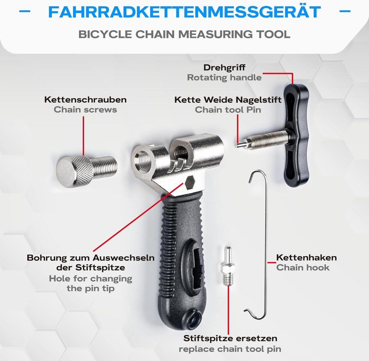 Fahrrad Kettennieter Werkzeug Set 6-12 Gang Reparatur Kit