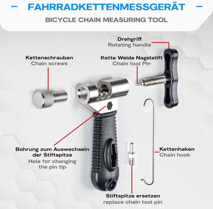 Fahrrad Kettennieter Werkzeug Set 6-12 Gang Reparatur Kit