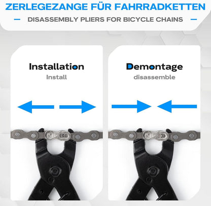 Fahrrad Kettennieter Set 6-12 Fach Fahrradkette Reparatur Werkzeug
