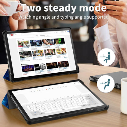 EasyAcc Hülle für Lenovo Tab M10 Plus 3rd Gen 10.6 Zoll 2022 mit Schutzfolie und Standfunktion
