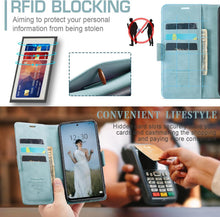 Xiaomi Redmi Note 12 4G Handyhülle Leder RFID Tasche Magnet