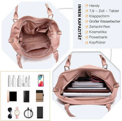 Tote Tasche Umhängetasche große Handtasche Weiche PU Leder