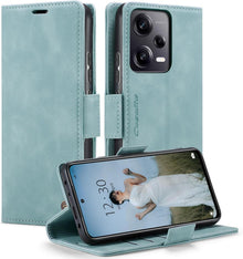 Handyhülle Xiaomi Redmi Note 12 Pro 5G Poco X5 Pro 5G Leder RFID