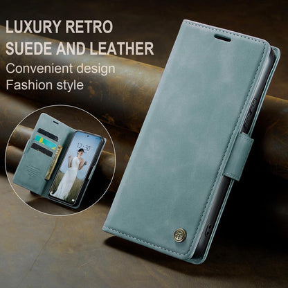 Xiaomi Redmi Note 12 Pro 5G Hülle Leder RFID Tasche Blau