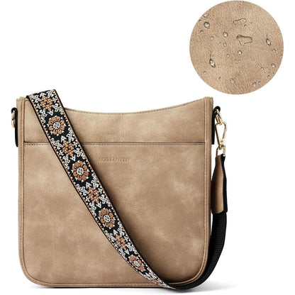 BOSTANTEN Damen Handtasche mittelgroß Leder Schultertasche