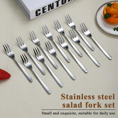 Dessertgabeln Edelstahl Set 12-teilig spülmaschinenfest 15.6cm