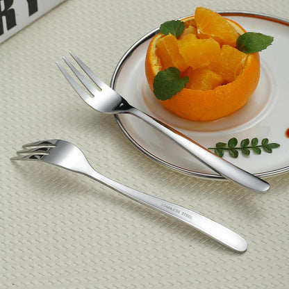 Dessertgabeln Set 12 Stück 15.6cm Edelstahl, Obst Mini Kuchen