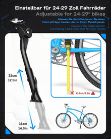 Fahrradständer 24–29 Zoll Höhenverstellbarer Mittelständer